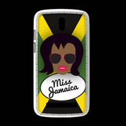 Coque HTC Desire 500 Miss Jamaica Black