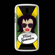 Coque HTC Desire 500 Miss Jamaica Brune