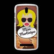 Coque HTC Desire 500 Miss Martinique Blonde