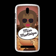 Coque HTC Desire 500 Miss Martinique Black