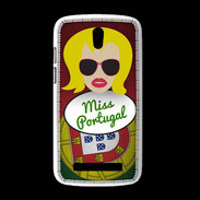 Coque HTC Desire 500 Miss Portugal Blonde