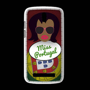 Coque HTC Desire 500 Miss Portugal Black