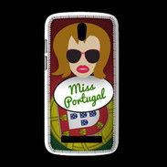 Coque HTC Desire 500 Miss Portugal Rousse