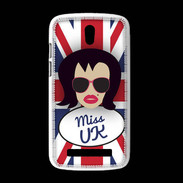 Coque HTC Desire 500 Miss UK Brune