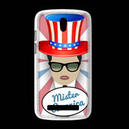 Coque HTC Desire 500 Mister América Brun