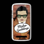 Coque HTC Desire 500 Mister Guadeloupe Brun