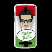 Coque HTC Desire 500 Mister Italie Brun