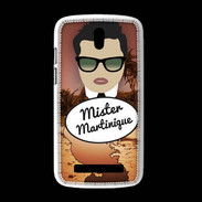 Coque HTC Desire 500 Mister Martinique Brun