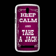 Coque HTC Desire 500 Keep Calm and Take Jack Rose