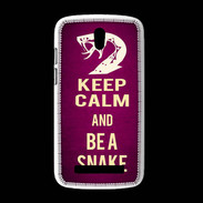 Coque HTC Desire 500 Keep Calm and Be a Snake Rose