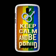 Coque HTC Desire 500 Keep Calm and Be Proud mens Gay