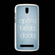 Coque HTC Desire 500 Apéro bédo dodo bleu ZG