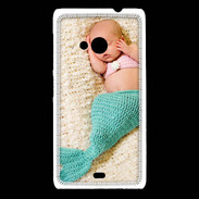 Coque Nokia Lumia 535 Bébé Sirène