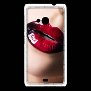 Coque Nokia Lumia 535 Bouche sexy et brillante