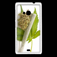 Coque Nokia Lumia 535 Feuille de cannabis 5