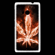 Coque Nokia Lumia 535 Cannabis en feu