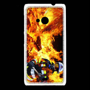 Coque Nokia Lumia 535 Pompier soldat du feu
