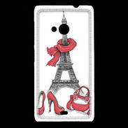 Coque Nokia Lumia 535 Glamour Paris