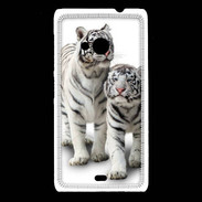 Coque Nokia Lumia 535 Tigre blanc