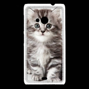 Coque Nokia Lumia 535 Chaton gris 