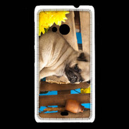 Coque Nokia Lumia 535 Chiot Carlin