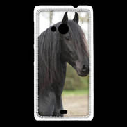 Coque Nokia Lumia 535 Magnifique cheval noir 5
