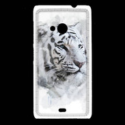Coque Nokia Lumia 535 Tigre blanc 100