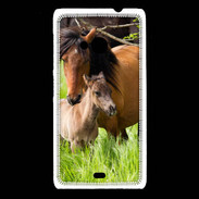 Coque Nokia Lumia 535 Cheval et poulain