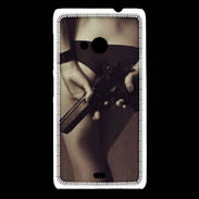 Coque Nokia Lumia 535 Attention maîtresse dangereuse