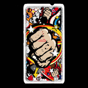 Coque Nokia Lumia 535 Graffiti free fight