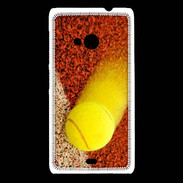 Coque Nokia Lumia 535 Balle de tennis sur ligne de cours
