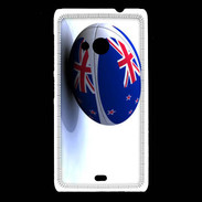 Coque Nokia Lumia 535 Ballon de rugby Nouvelle Zélande