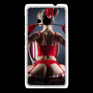 Coque Nokia Lumia 535 Fille sexy sous vêtements rouges