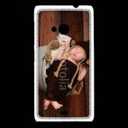 Coque Nokia Lumia 535 Bébé dormant sur une bassine