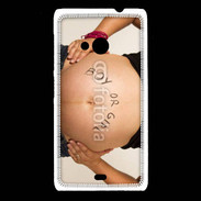 Coque Nokia Lumia 535 Femme enceinte ventre 
