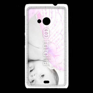 Coque Nokia Lumia 535 Bébé ailes d'ange rose
