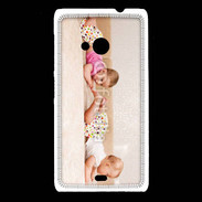 Coque Nokia Lumia 535 Bébés sur le ventre