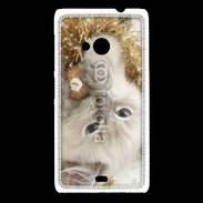 Coque Nokia Lumia 535 Chat Noël
