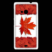 Coque Nokia Lumia 535 Canada en feuilles