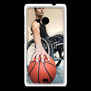 Coque Nokia Lumia 535 Joueur de basket en fauteuil