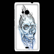 Coque Nokia Lumia 535 Crâne en dessin 50