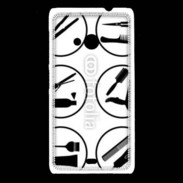 Coque Nokia Lumia 535 Icônes coiffeur