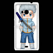Coque Nokia Lumia 535 Chibi style illustration of a superhero 2