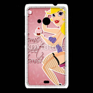 Coque Nokia Lumia 535 Dessin femme sexy style Betty Boop