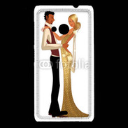 Coque Nokia Lumia 535 Couple glamour dessin