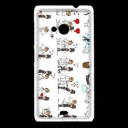 Coque Nokia Lumia 535 Bande dessinée de mariés