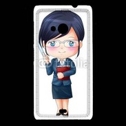 Coque Nokia Lumia 535 Cute cartoon illustration of a teacher