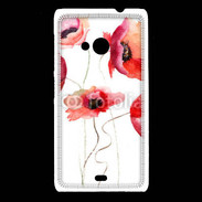 Coque Nokia Lumia 535 Peinture de Coquelicots