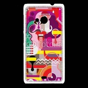 Coque Nokia Lumia 535 Art abstrait 502