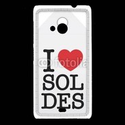Coque Nokia Lumia 535 J'aime les soldes